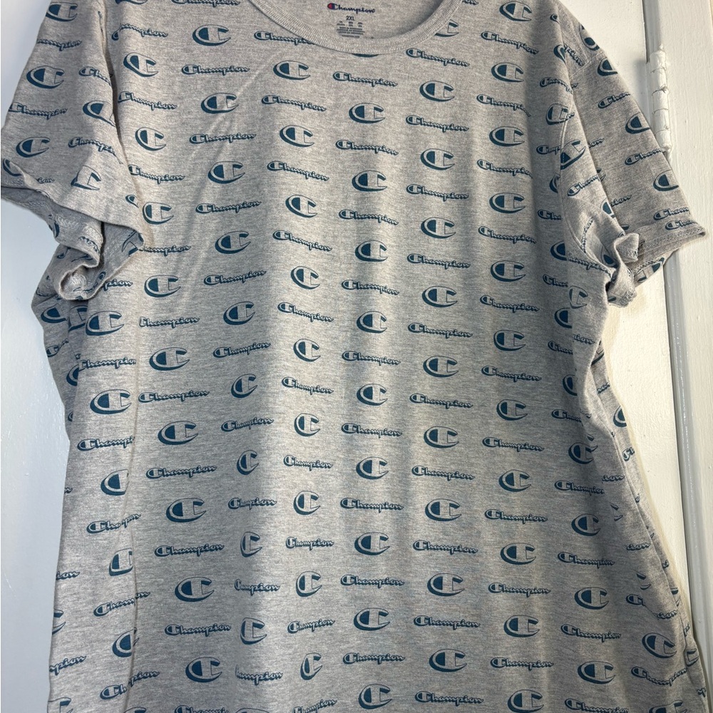 Champion Heather Gray Crewneck Tee